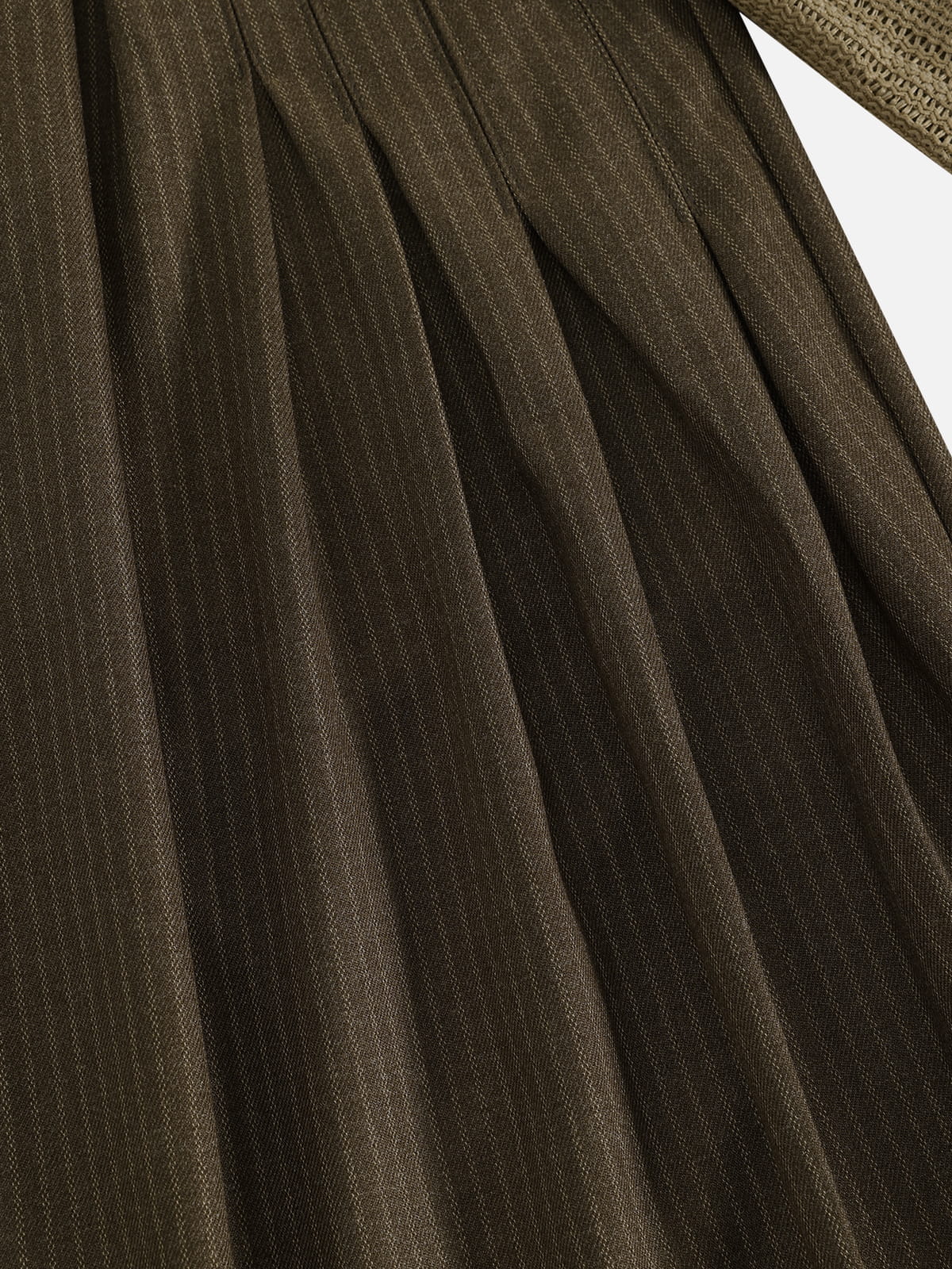 Pinstripe Tie Pants Brown - Aelfric Eden