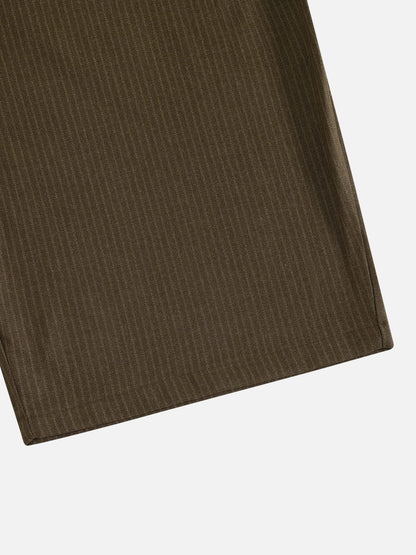 Pinstripe Tie Pants Brown - Aelfric Eden
