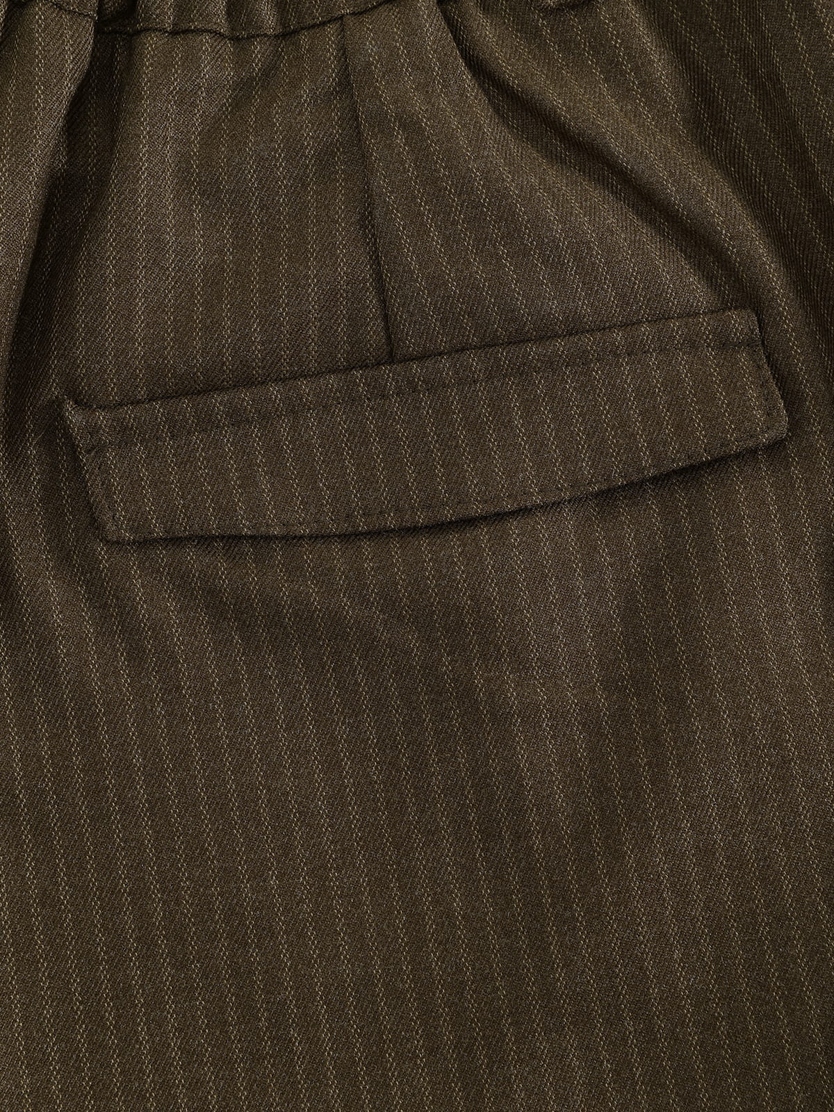 Pinstripe Tie Pants Brown - Aelfric Eden