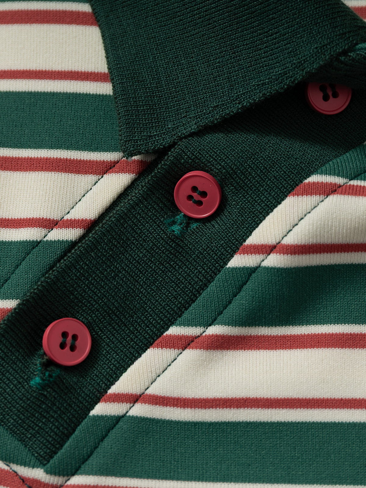 Stripe Polo Tee Green - Aelfric Eden