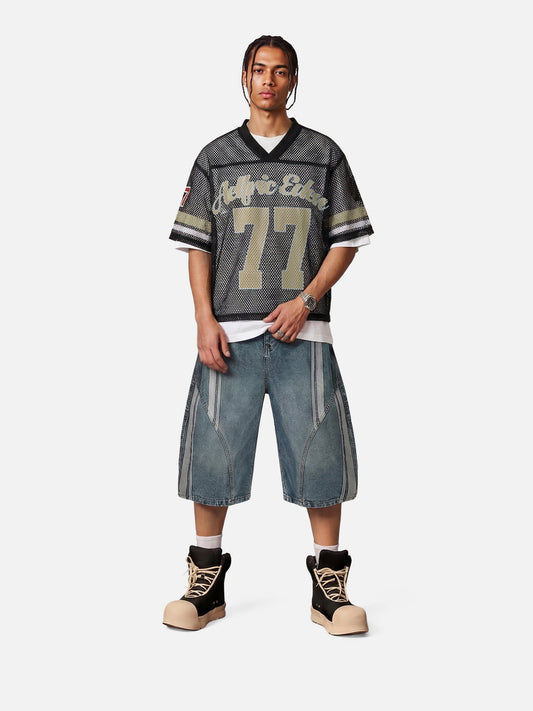 Mesh Jersey Tee Black - Aelfric Eden