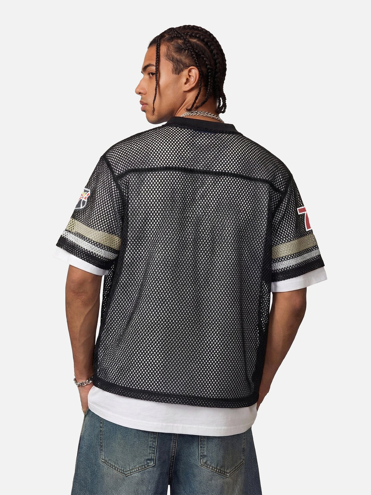 Mesh Jersey Tee Black - Aelfric Eden