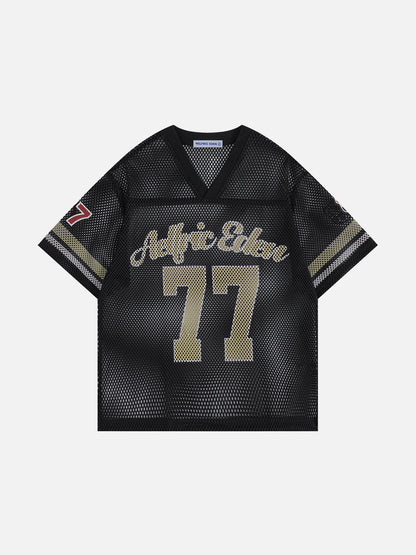 Mesh Jersey Tee Black - Aelfric Eden
