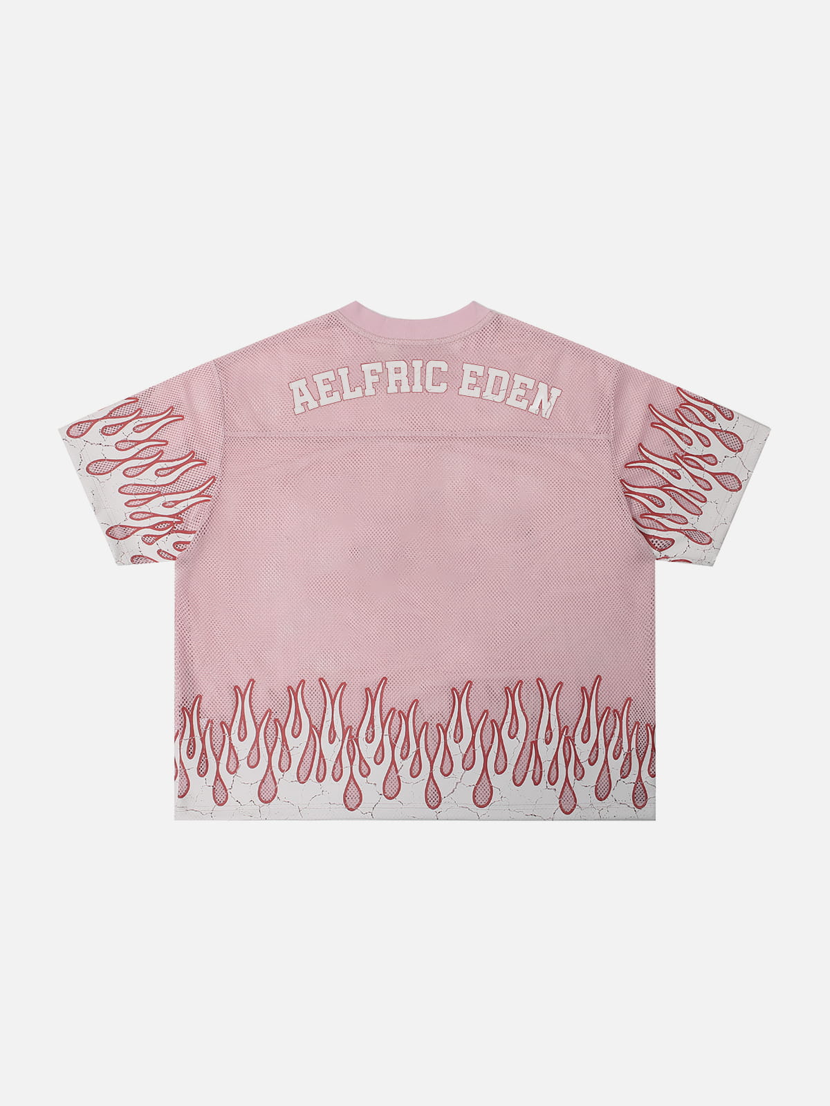 Boxy Flame 77 Jersey Tee Pink - Aelfric Eden