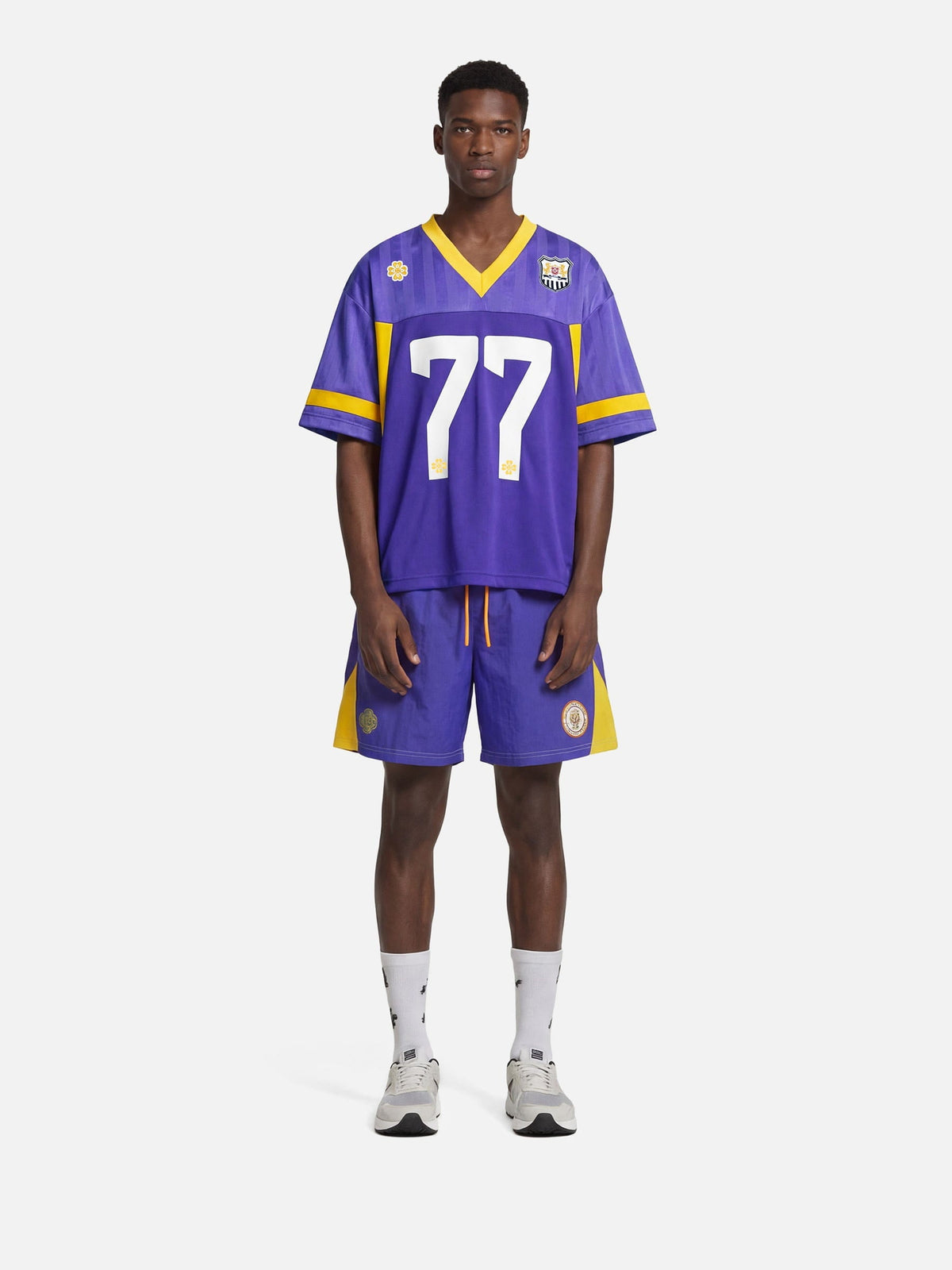 77 V-Neck Jersey Purple - Aelfric Eden