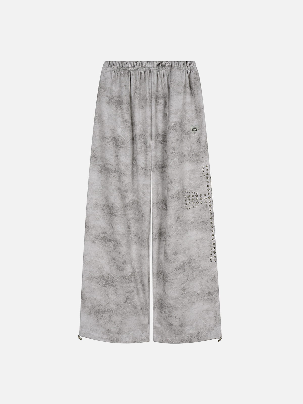 Tie Dye Studded Sweatpants Grey - Aelfric Eden