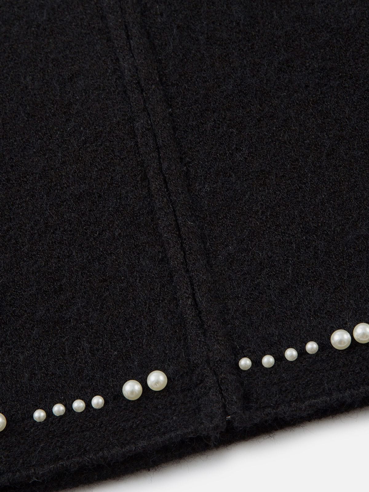 Pearl Trim Cardigan Black - Aelfric Eden