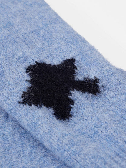 Star Pattern Cardigan Blue - Aelfric Eden
