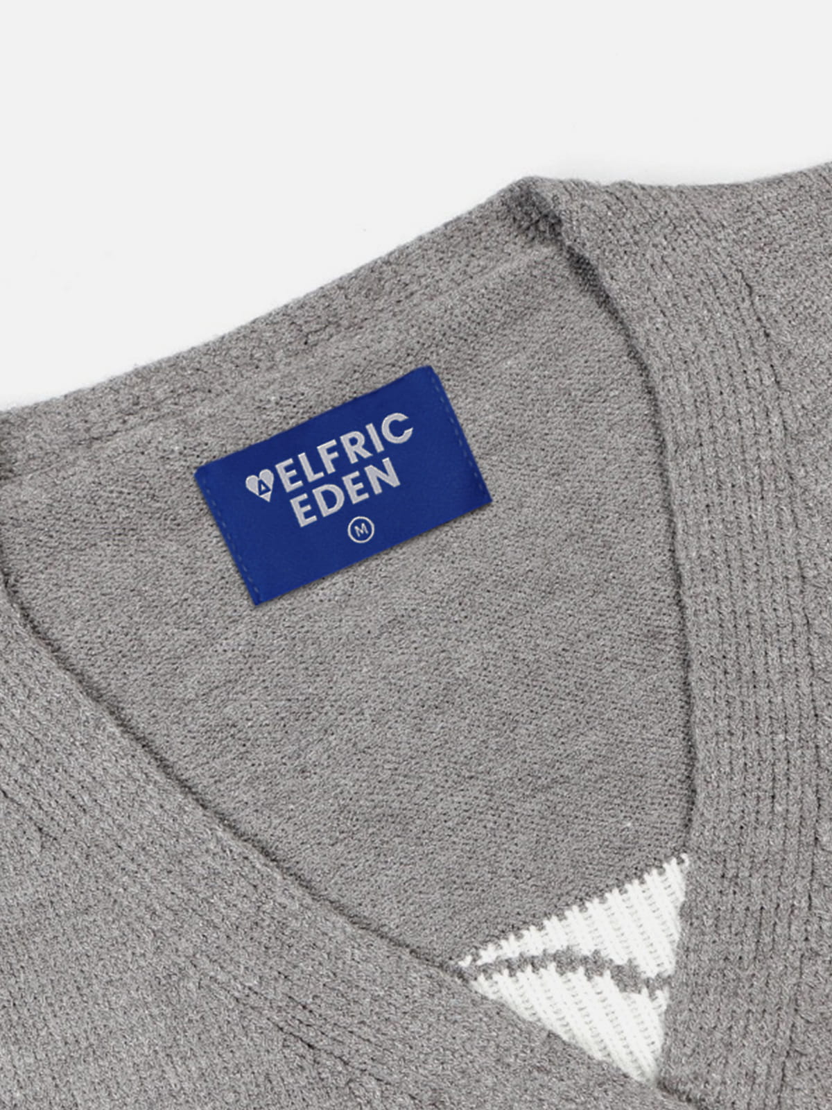 Animal Jacquard Cardigan Grey - Aelfric Eden