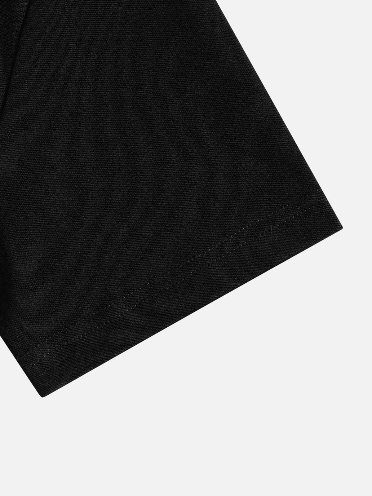 Heart Graphic Baby Tee Black - Aelfric Eden