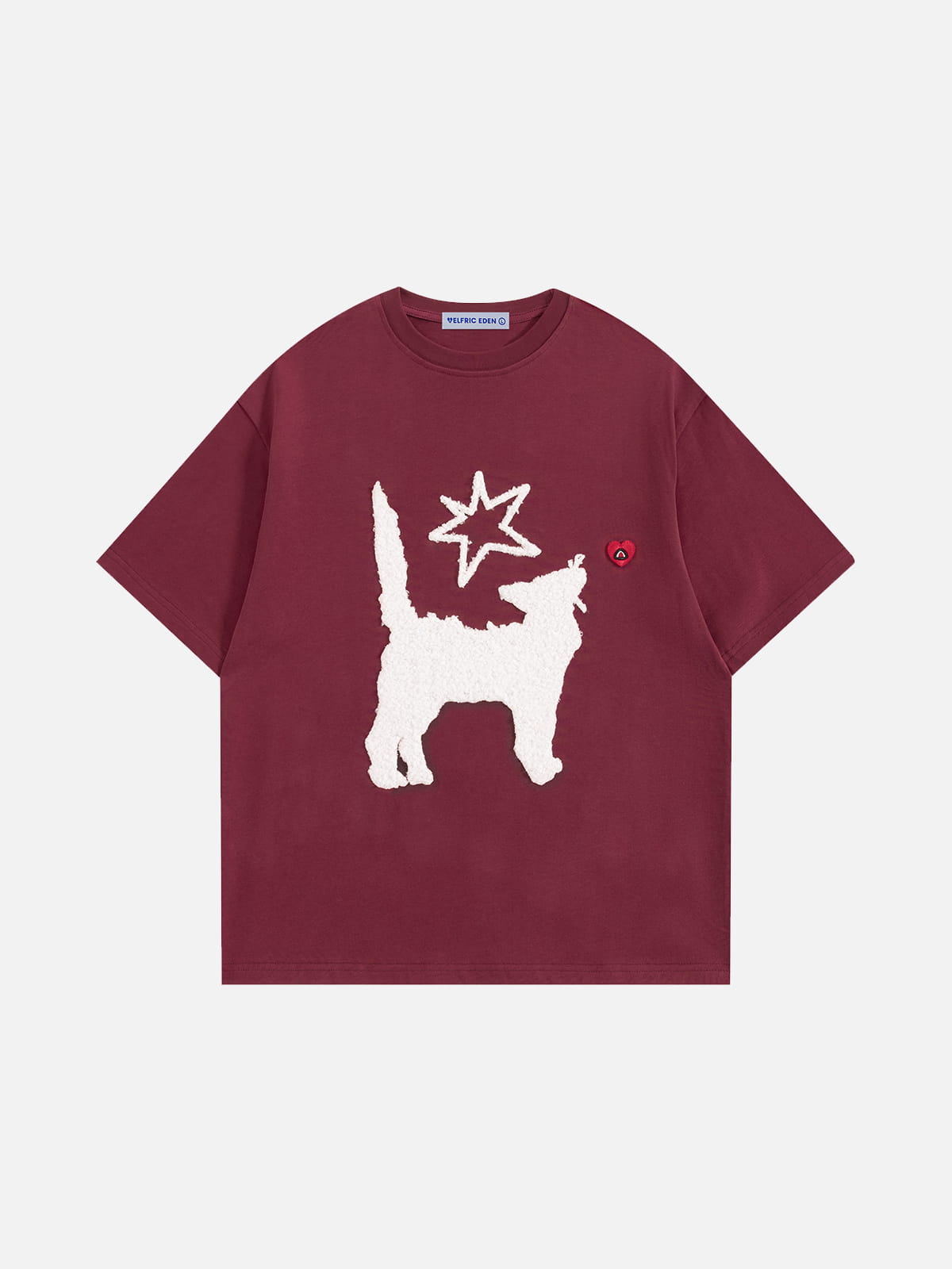 Fuzzy Cat Star Tee Red - Aelfric Eden