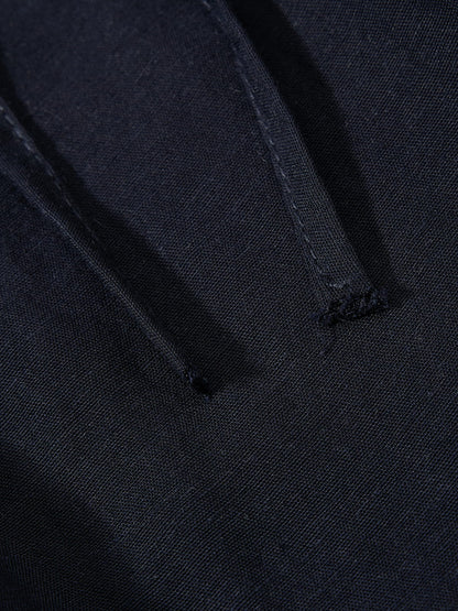 Balloon Drawstring Baggy Barrel Sweatpants Dark Blue - Aelfric Eden