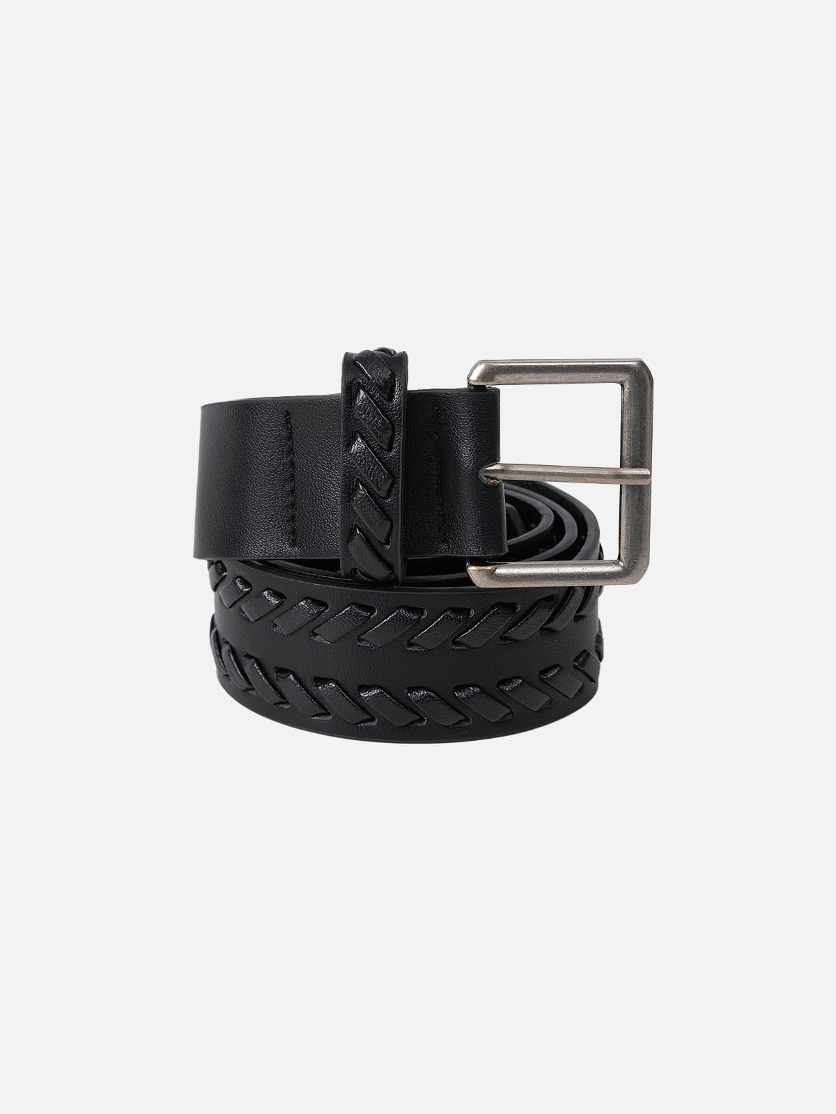 Woven Buckle Belt Apricot - Aelfric Eden