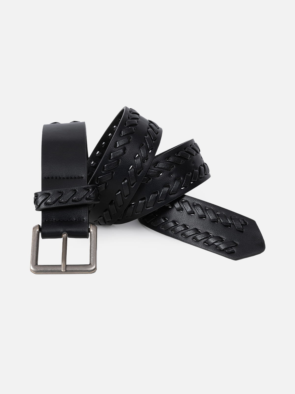 Woven Buckle Belt Apricot - Aelfric Eden