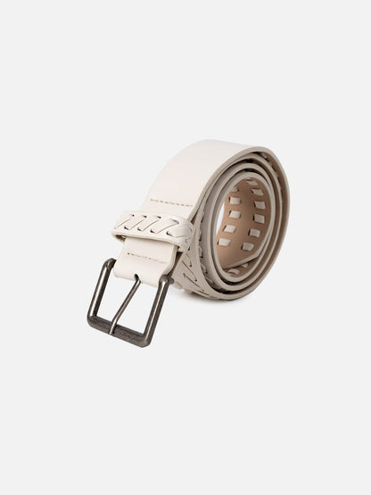 Woven Buckle Belt Apricot - Aelfric Eden