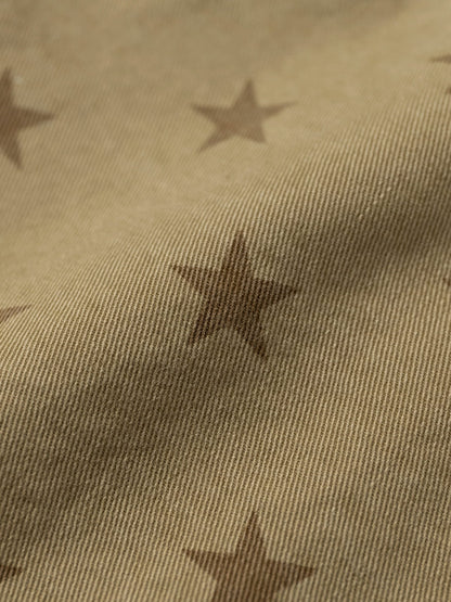 Star Patchwork Asymmetric Skirt Brown - Aelfric Eden