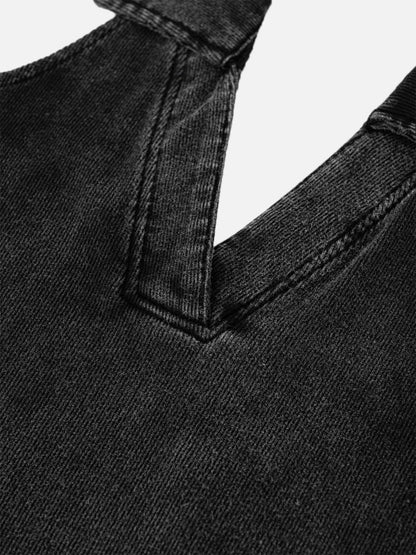 Washed Bodysuit Black - Aelfric Eden