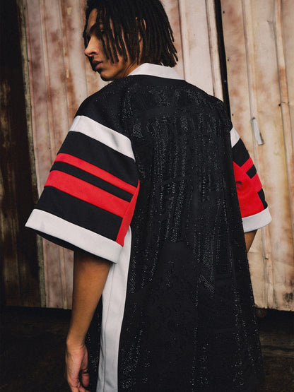 Make Waves Rhinestone Robe Black - Aelfric Eden