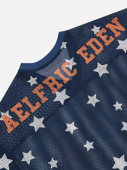 Star Mesh Jersey Tee Dark Blue - Aelfric Eden
