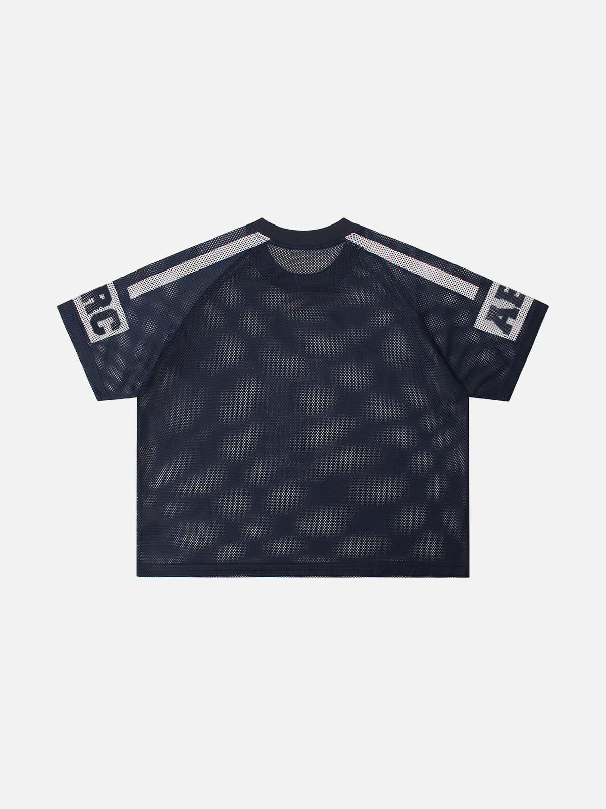 Boxy Mesh 77 Jersey Tee Dark Blue - Aelfric Eden