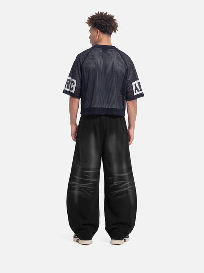 Boxy Mesh 77 Jersey Tee Dark Blue - Aelfric Eden