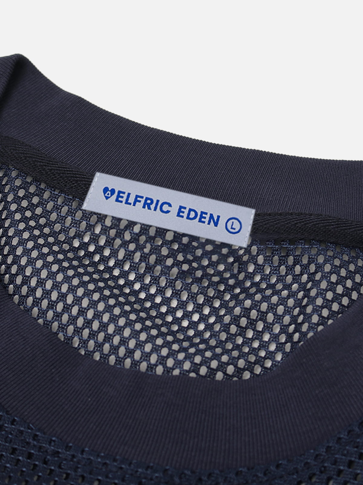 Boxy Mesh 77 Jersey Tee Dark Blue - Aelfric Eden