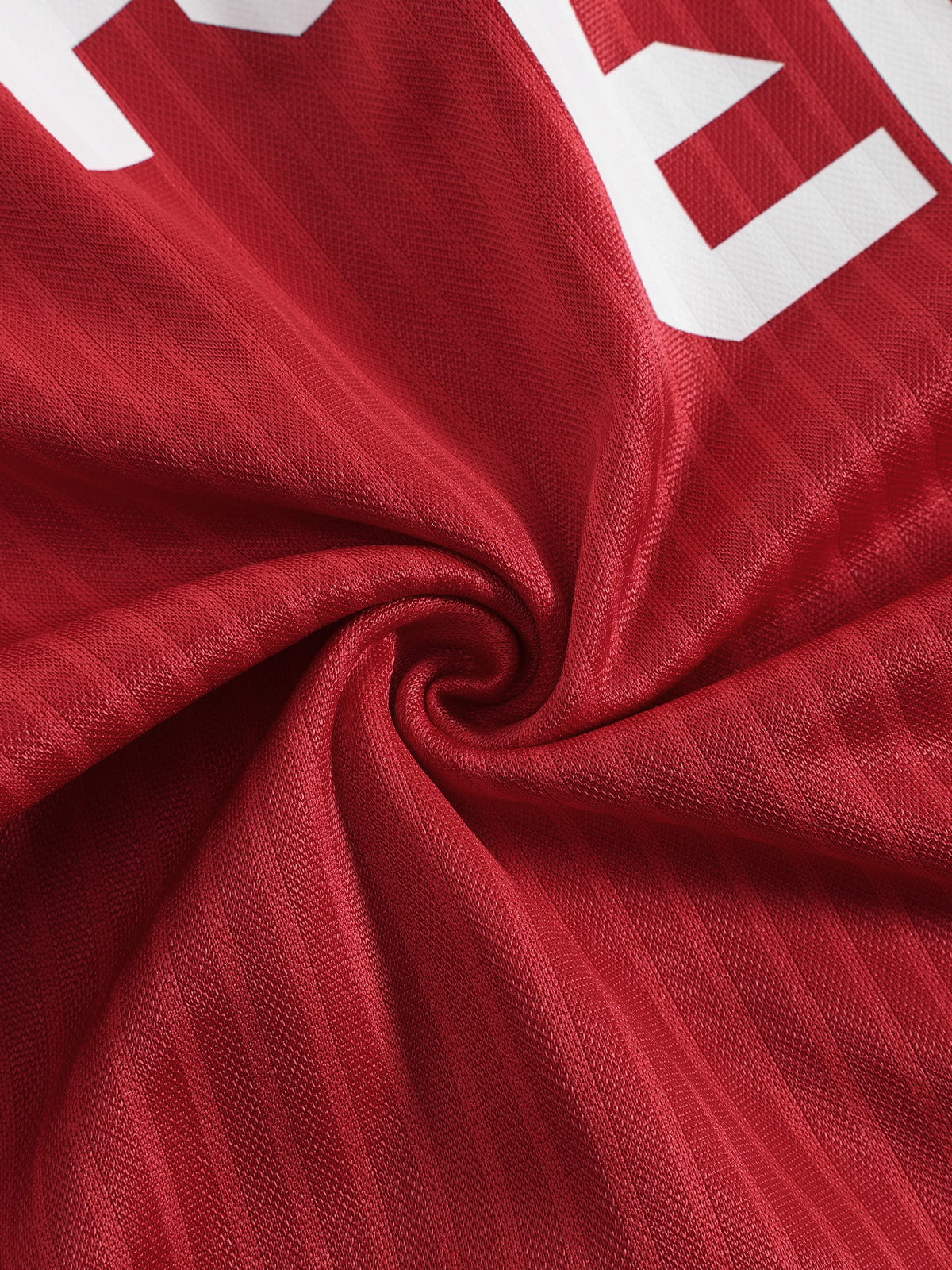 Boxy V-Neck Panel Jersey Red - Aelfric Eden