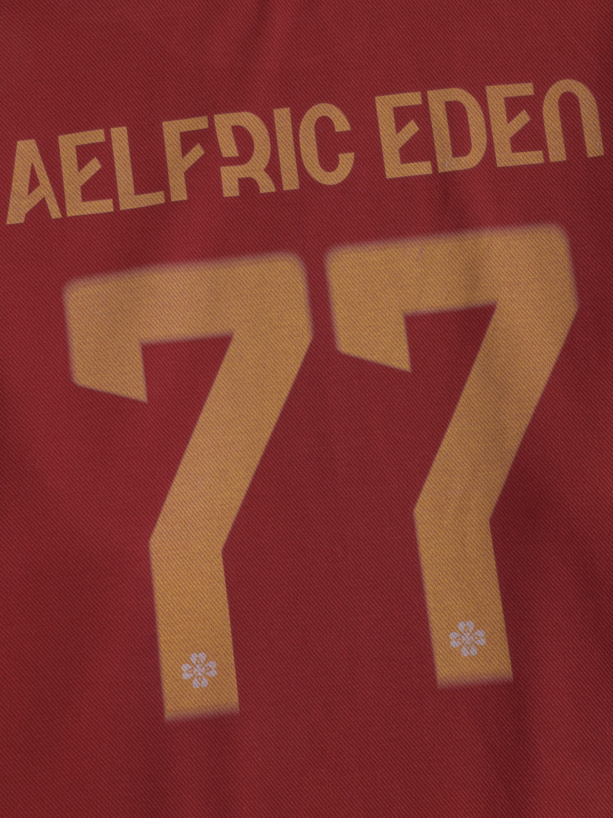 77 Graphic Layered Long Sleeve Tee Red - Aelfric Eden