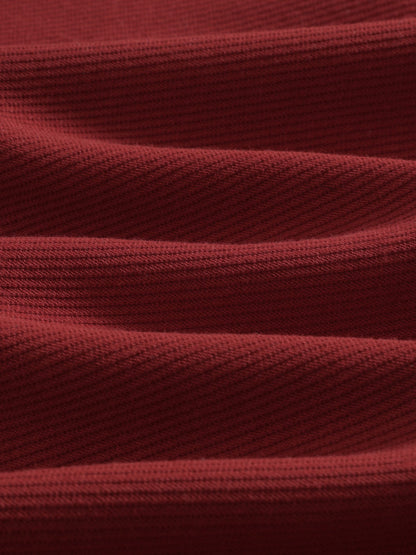 77 Graphic Layered Long Sleeve Tee Red - Aelfric Eden