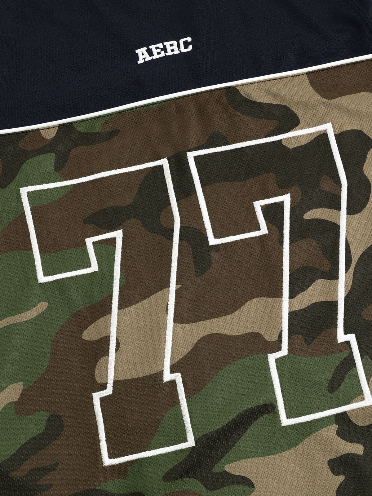 77 Camouflage Football Jersey Black - Aelfric Eden