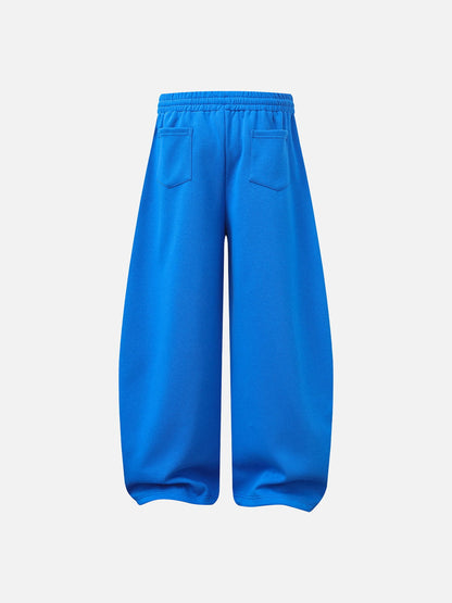Horse Graphic Baggy Barrel Sweatpants Black - Aelfric Eden