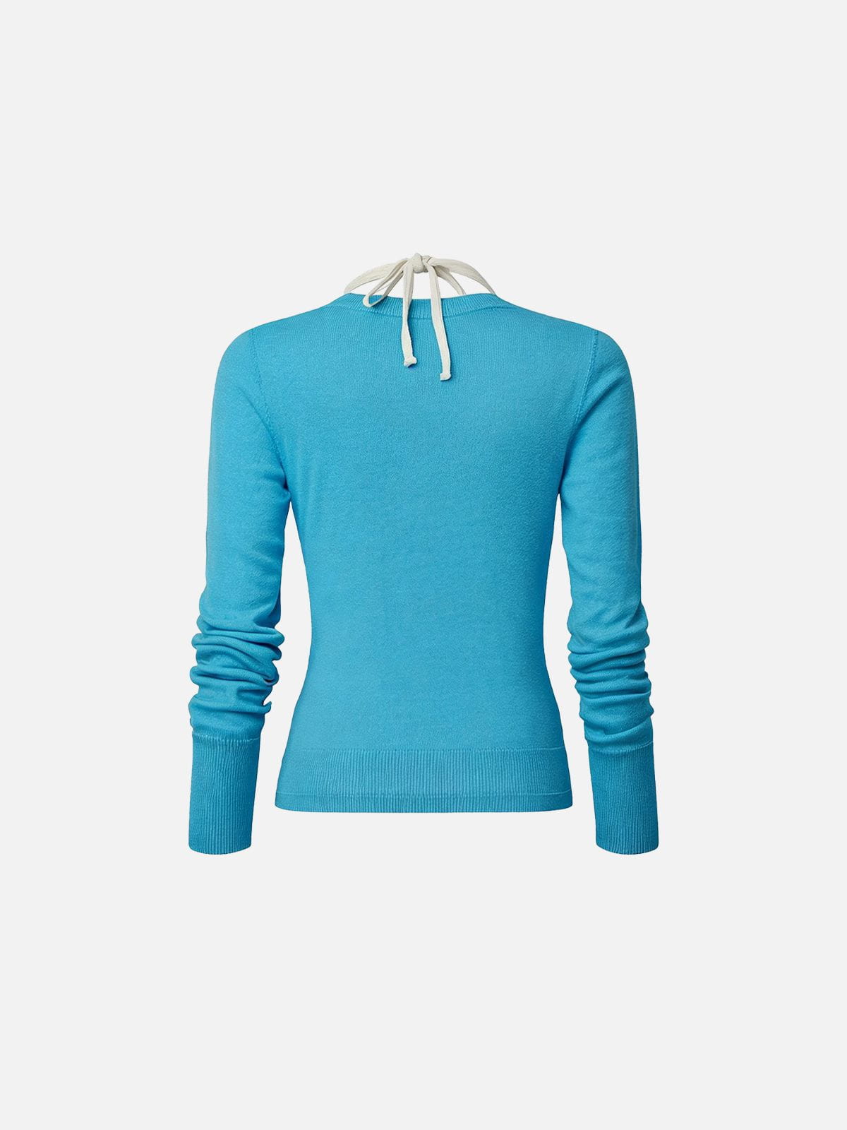 Polka Dot Layered Long Sleeve Tee Blue - Aelfric Eden
