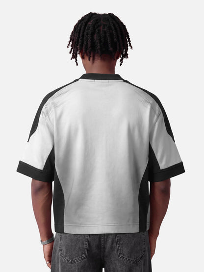 Super Boxy Panel Jersey Tee Grey - Aelfric Eden