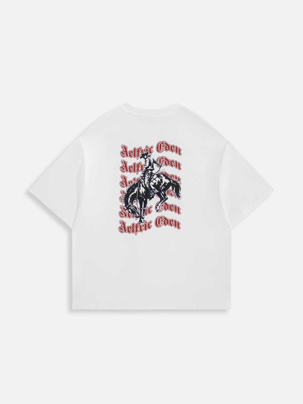 Boxy Horse Graphic Tee White - Aelfric Eden