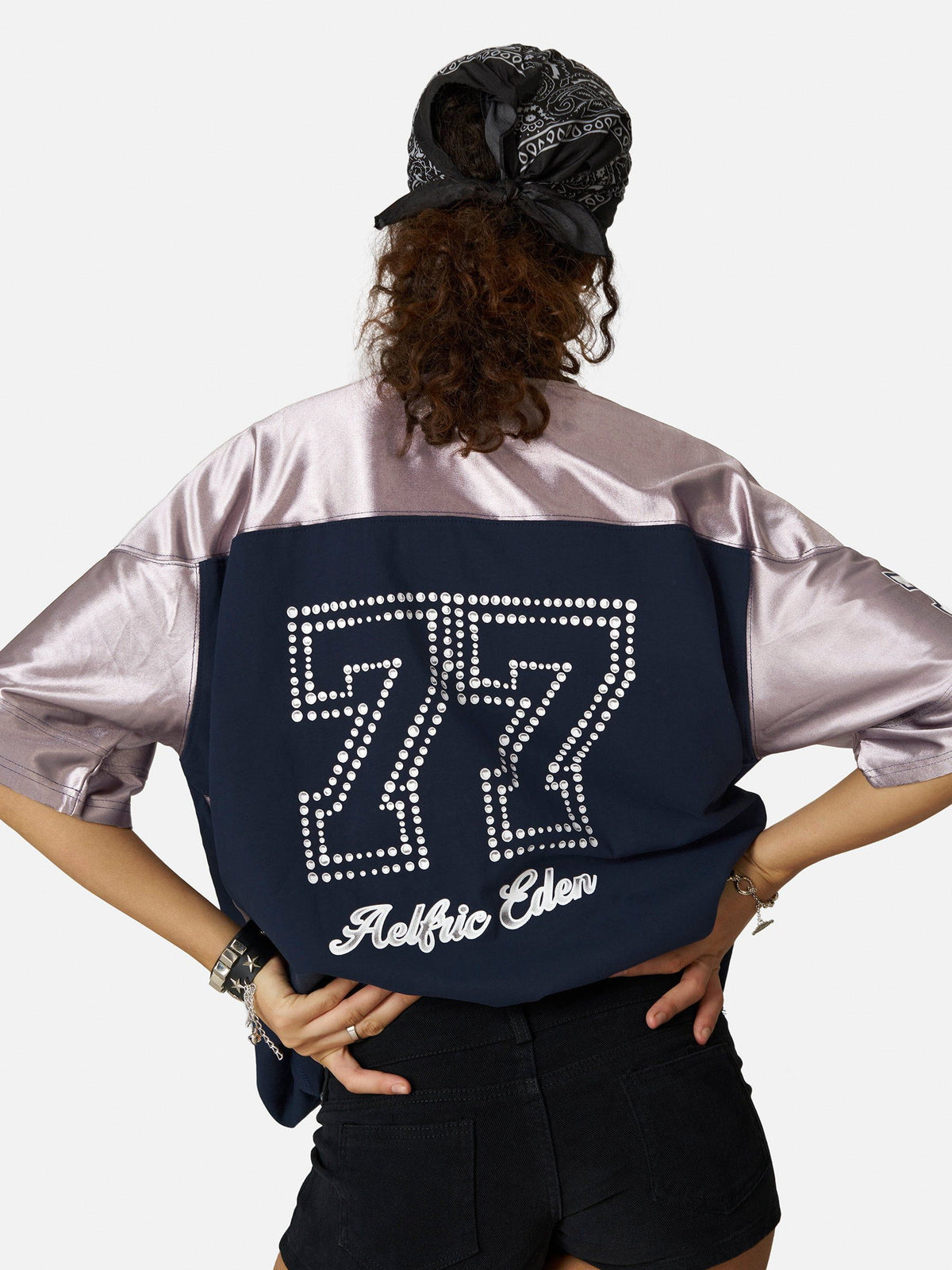Pearl Number Football Jersey Blue - Aelfric Eden