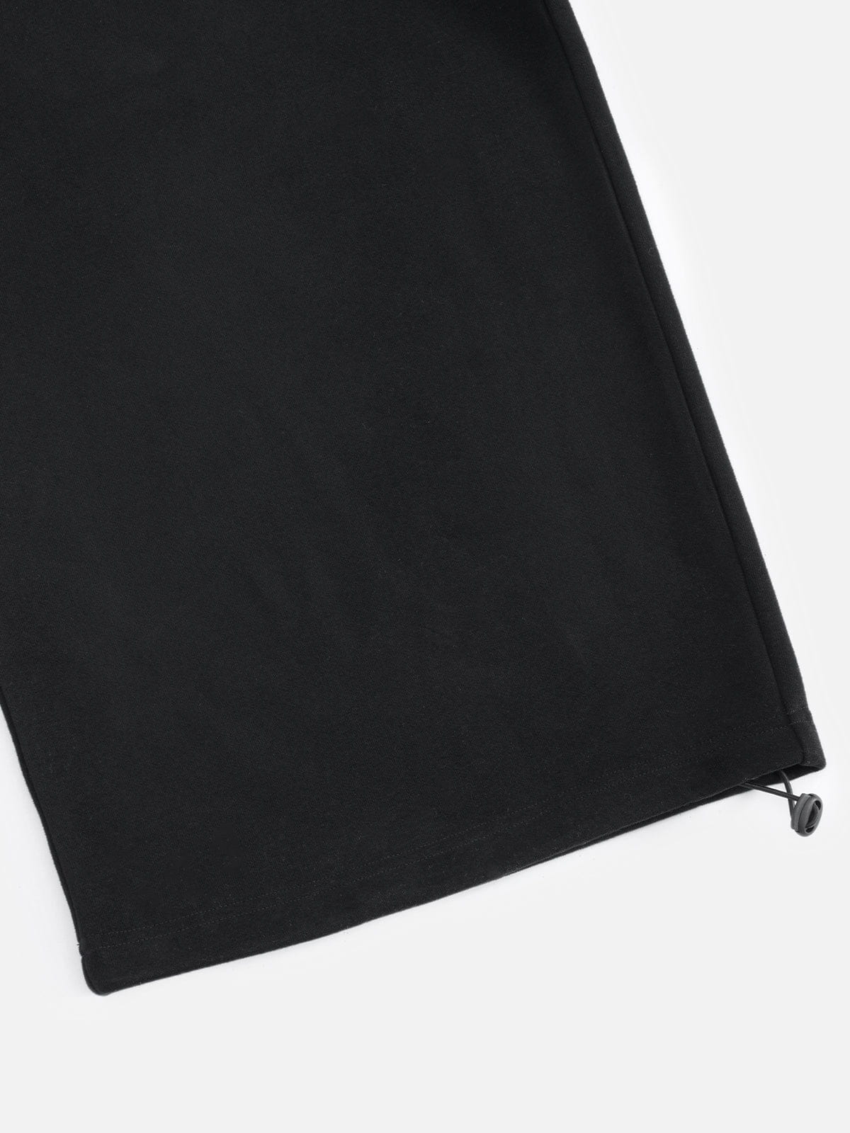 Flame Graphic Baggy Sweatpants Black - Aelfric Eden