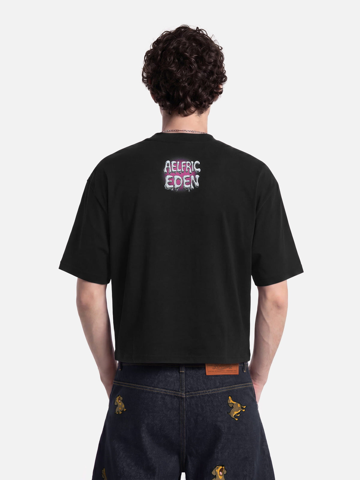 Boxy Heart Grenade Tee Black - Aelfric Eden
