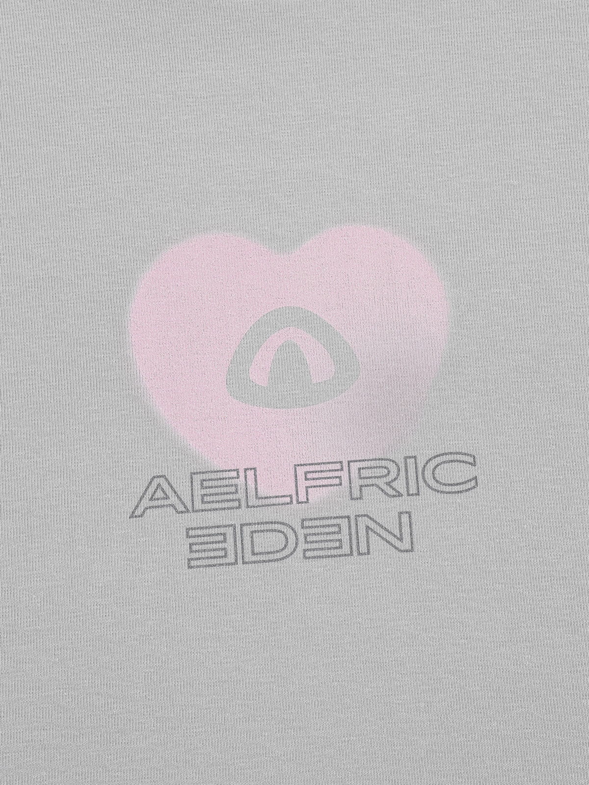 Heart Graphic Tee Grey - Aelfric Eden