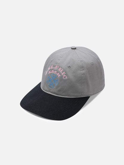 Colorblock Embroidered Structured Baseball Cap Grey - Aelfric Eden
