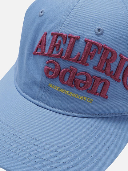 Embroidered Unstructured Baseball Cap Blue - Aelfric Eden