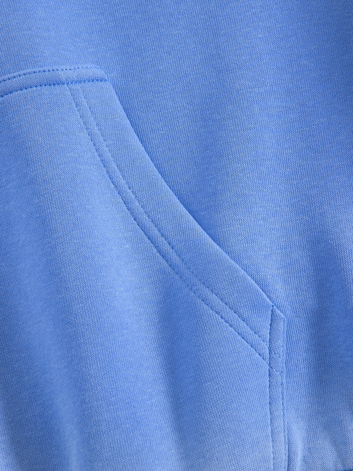 Boxy Washed Zip Up Hoodie Blue - Aelfric Eden