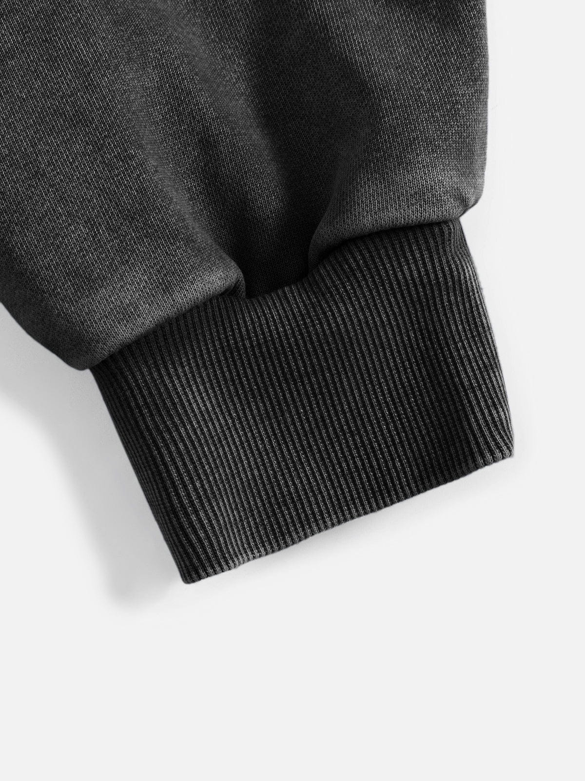 Boxy Metal Toggle Pullover Hoodie Black - Aelfric Eden