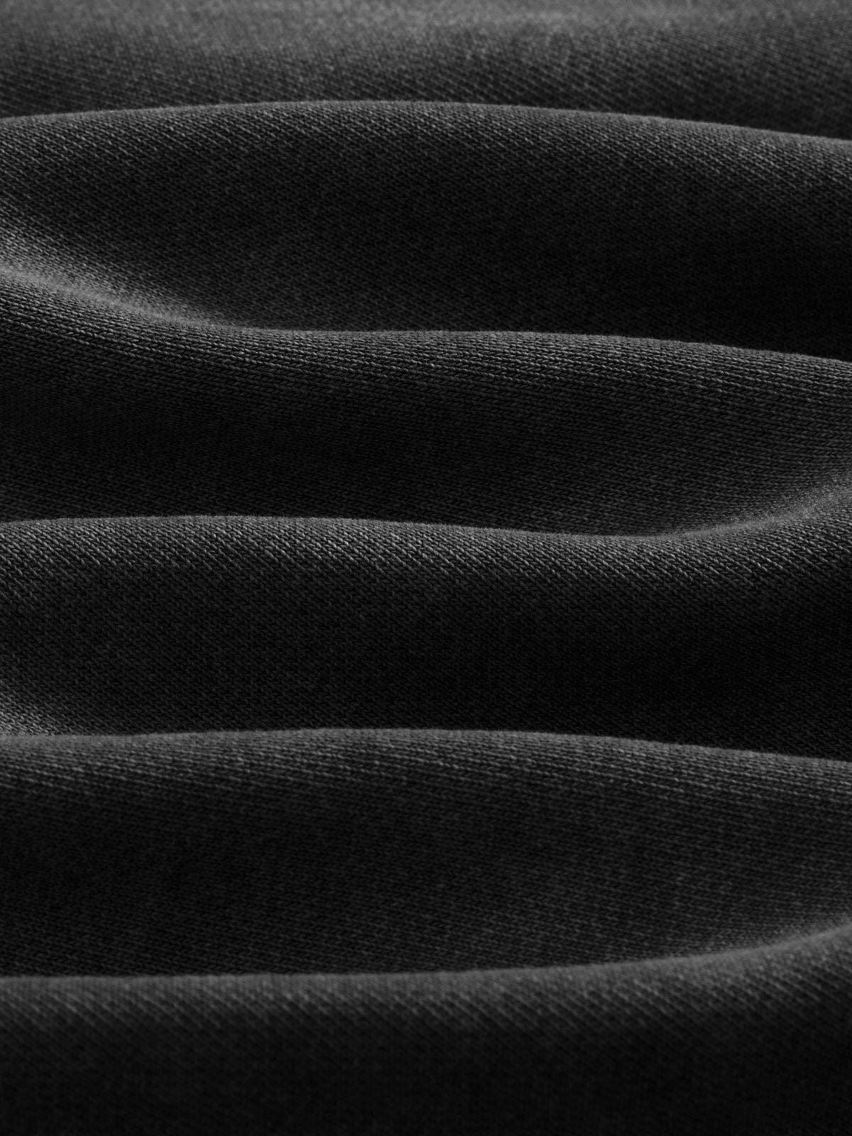 Boxy Metal Toggle Pullover Hoodie Black - Aelfric Eden